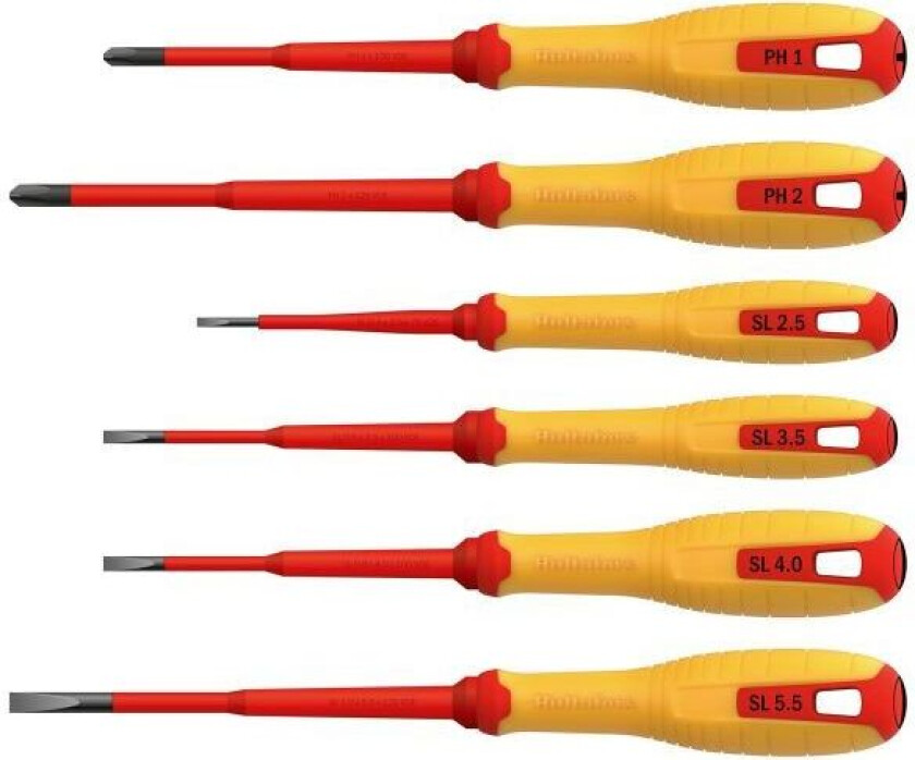 VDE Skrutrekkersett Slim PH & SL - 8801568