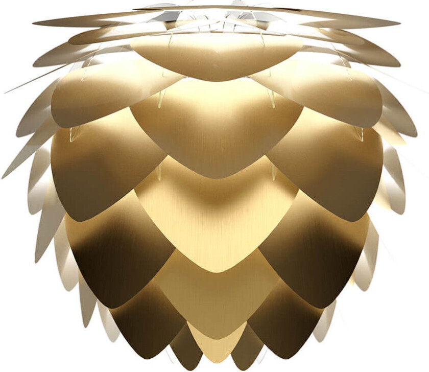 Aluvia lampe børstet messing 59 cm