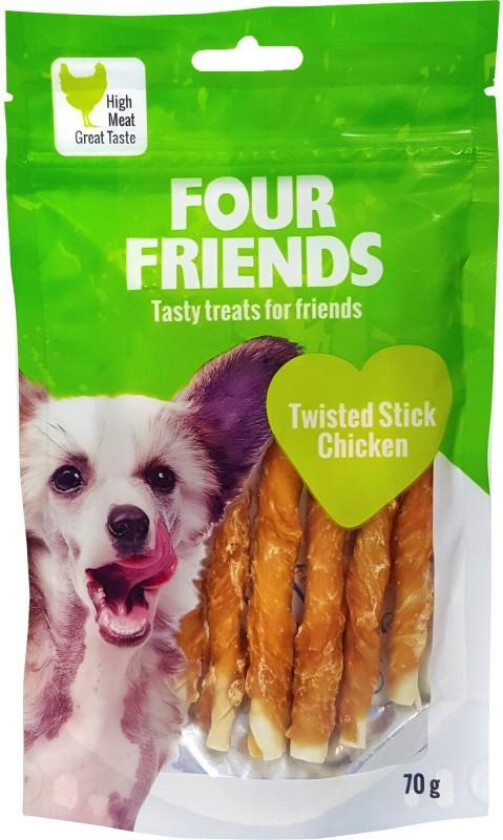 FourFriends Twisted Stick Chicken 40 cm