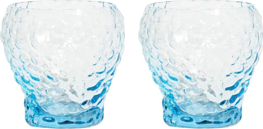 Moss tumblerglass 26 cl 2-pakning Sirkulært glass