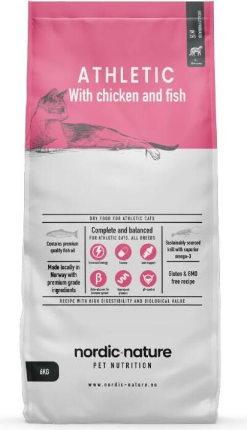 Bilde av Athletic Tørrfôr til katt 2,5 kg