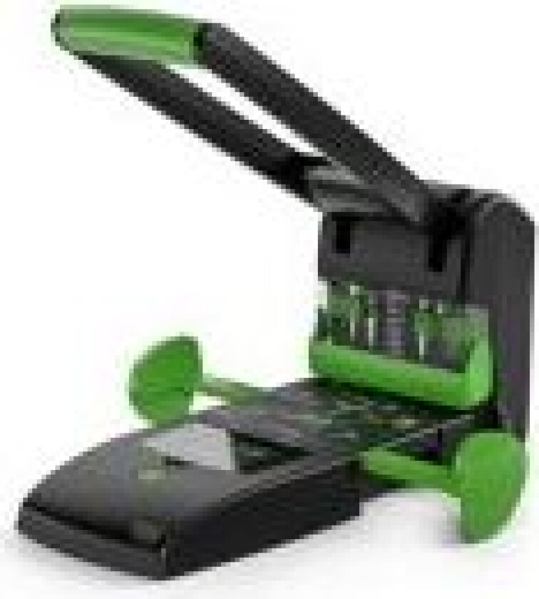 B 2200 re+new, 200 ark, Sort, Grønn, Metall, Plast, 8 cm, 6 mm, 3,5 kg