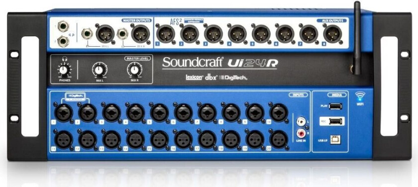 Bilde av Ui24r Remote-Mikser Innebygget Wifi. 24 Inputs, Dsp Mm