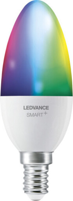 Candle Multicolour LED-pære 4.9 W, 470 lm, E14, 230 V, dimbar