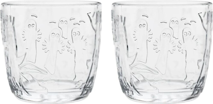 Moomin drikkeglass 28 cl 2-pack Klar