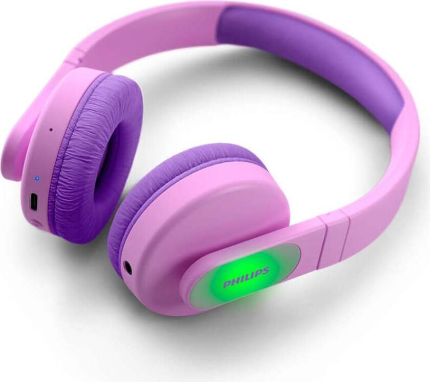 Bilde av K4206 Kids Wireless Hodetelefoner 3,5 Mm Jakk Stereo Rosa