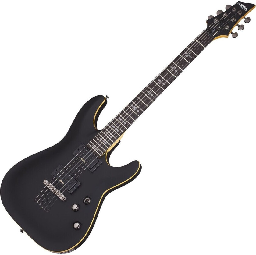 Schecter Demon 6 2018 Aged Black Satin