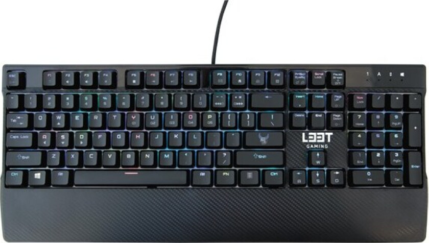 Megingiord - Gamingtastatur - US English - Svart