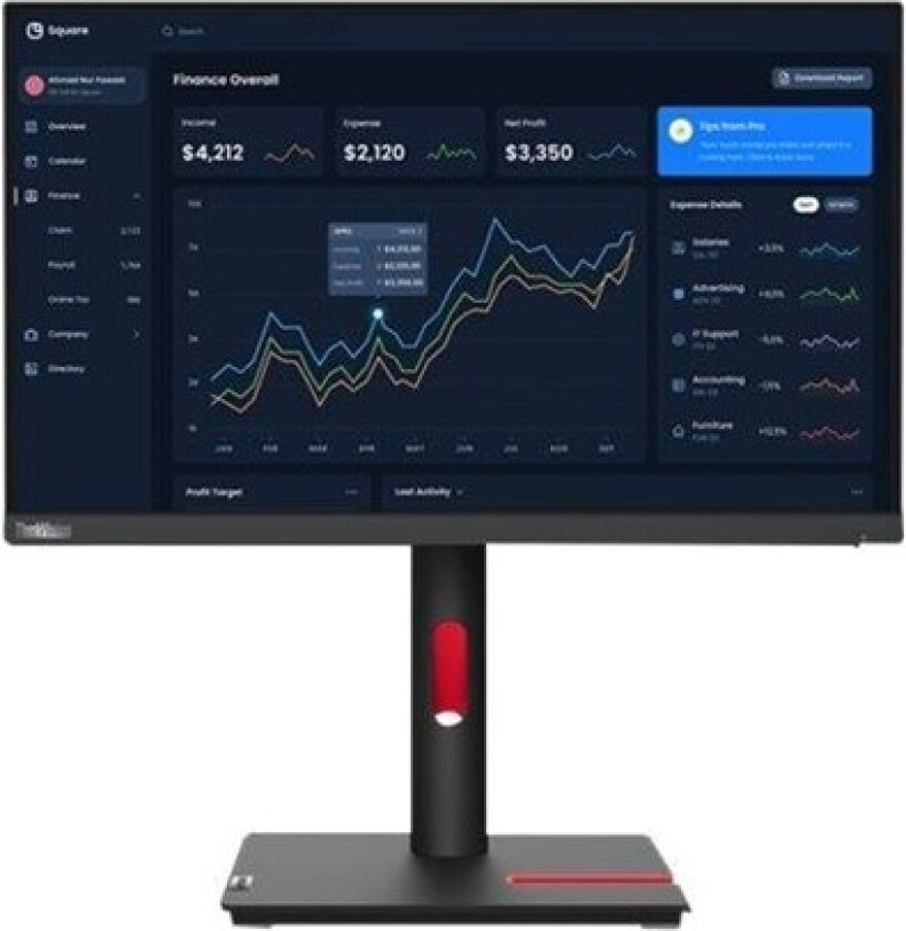 21" Lenovo ThinkVision T22i-30 - 4 ms - Skjerm
