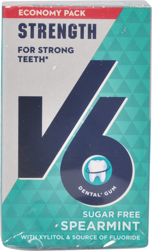 Strong Teeth Spearmint Tyggegummi, 70 gram