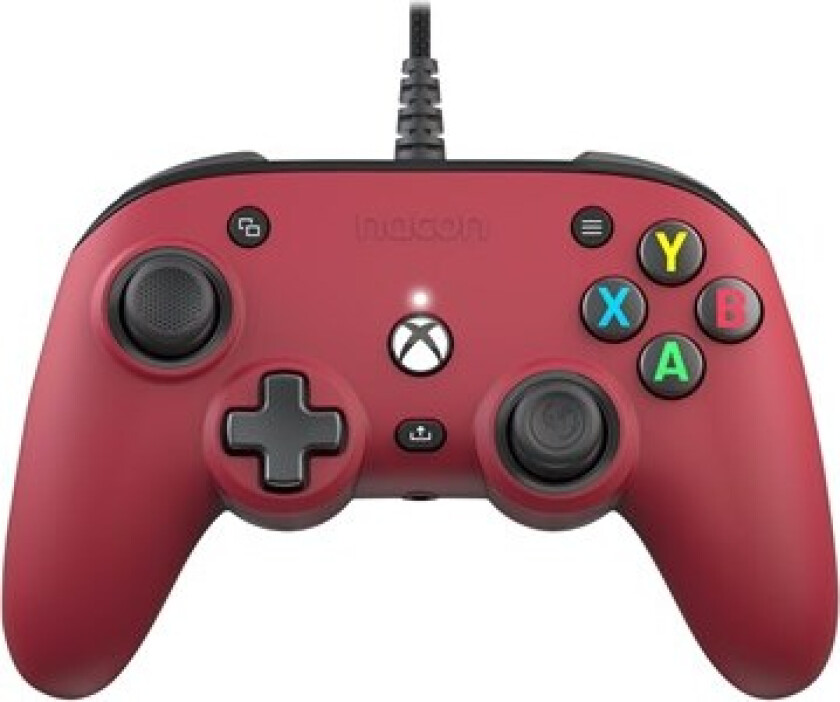 Official Wired Pro Compact Controller - Red - Gamepad - Microsoft Xbox Series S