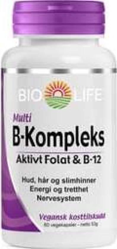 B-Kompleks 60 Kapsler