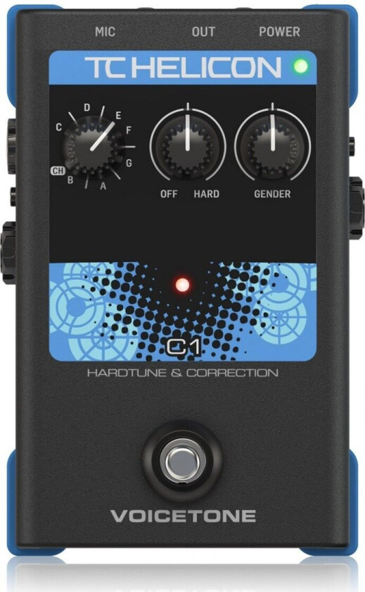 VoiceTone C1 Hardtune and Correction Vocal Processor