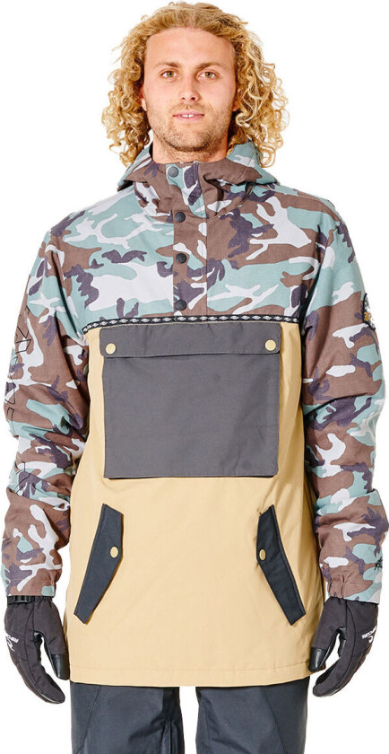 Men's Primative Anorak Jacket M, Dark Khaki