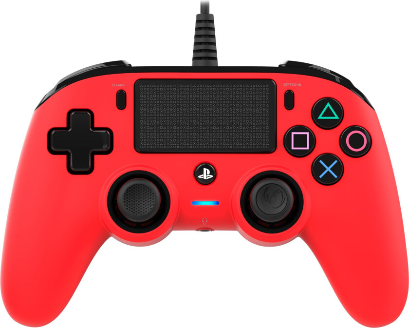 Wired Compact Controller Ps4 - Red