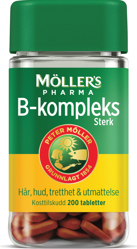 B-kompleks sterk tabletter, 200 stk.