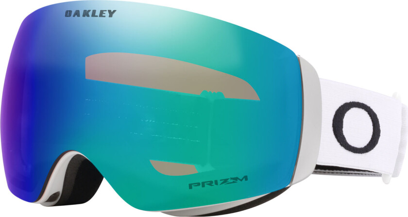 Flight Deck M - Matte White - Prizm Snow Argon Iridium One Size