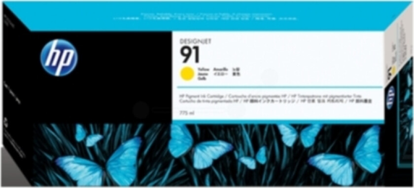 Hp Blekk Gul No.91 - Z6100 775ml