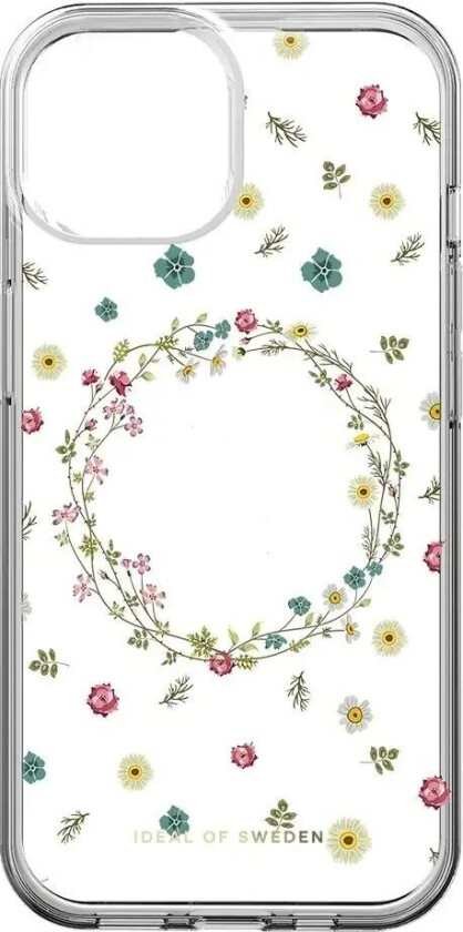 iPhone 15 iDeal Of Sweden Clear Deksel - Petite Floral