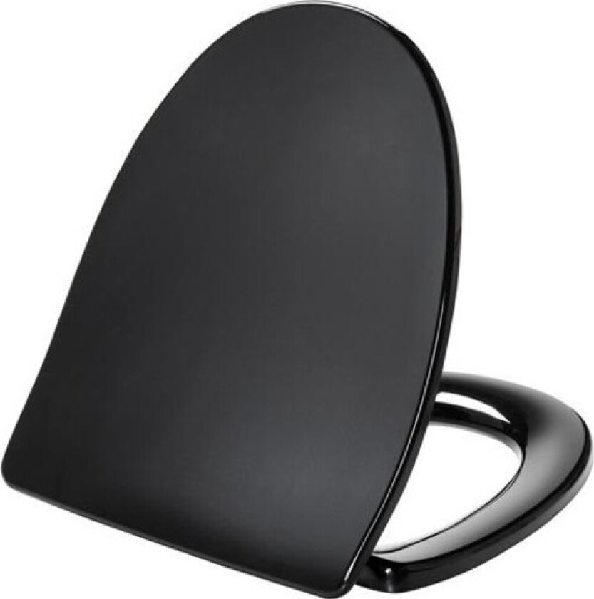 Sign toalettsete, soft close, sort