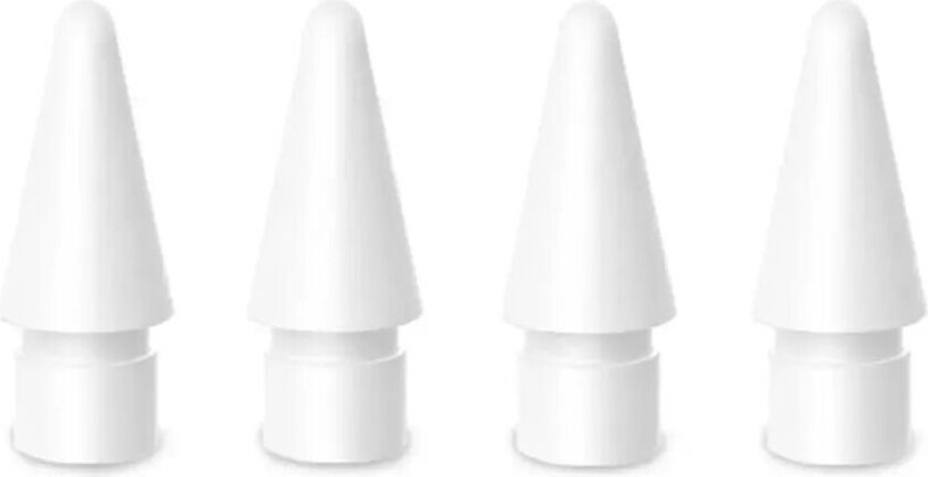 Apple Pencil Spisser 4smarts (1.Gen / 2.Gen) - 4 Stk. - Hvit