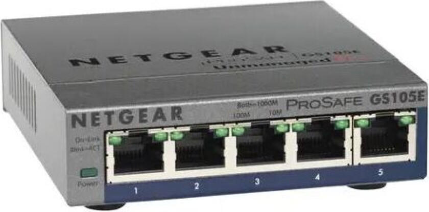 Netgear Prosafe Plus Gs105ev2