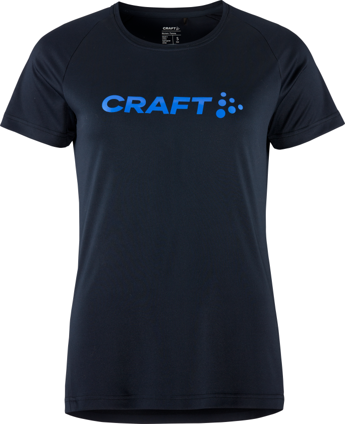 Women's Core Unify Logo Tee XS, Blaze/Jump