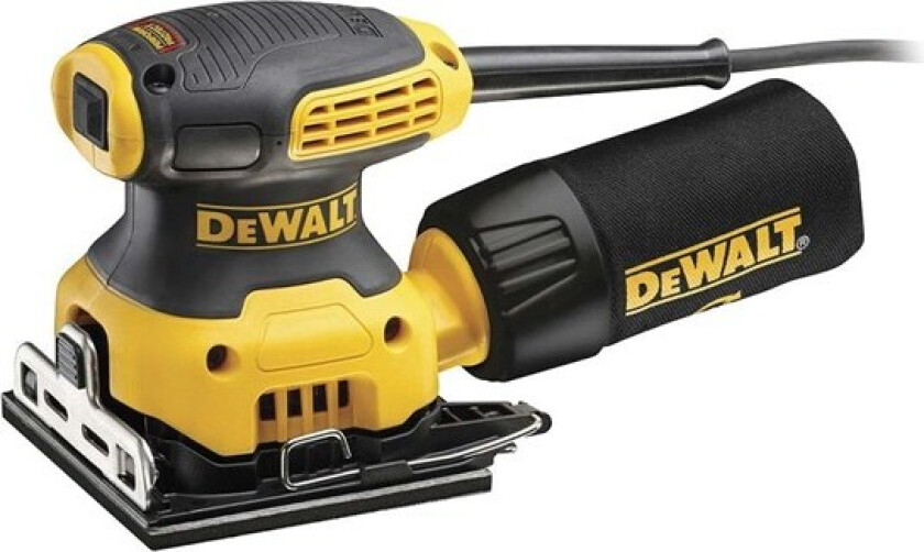 Dewalt Dewalt Plansliper 1/4 Ark Dwe6411. Elektrisk. 230 Watts Motor. 115x115mm ( 1 Stk Med Eske, En Uten)