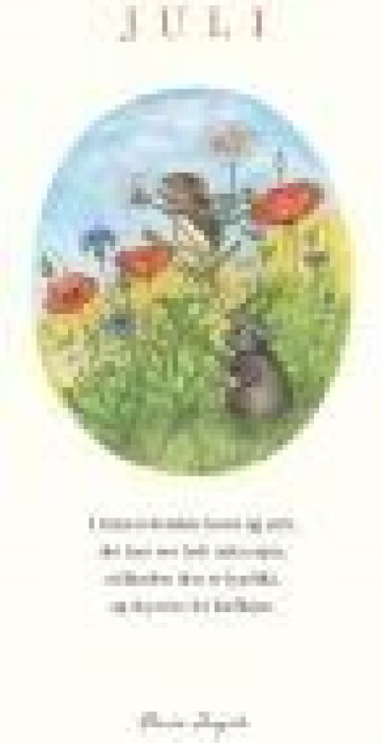 Juli – Året plakat Elvira Fragola