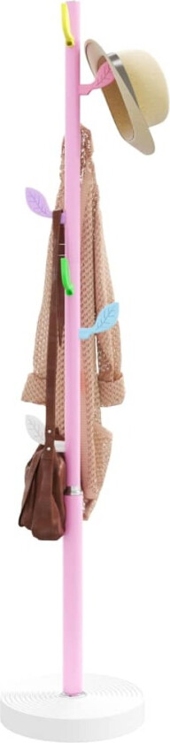 Stumtjener rosa 172 cm pulverlakkert jern
