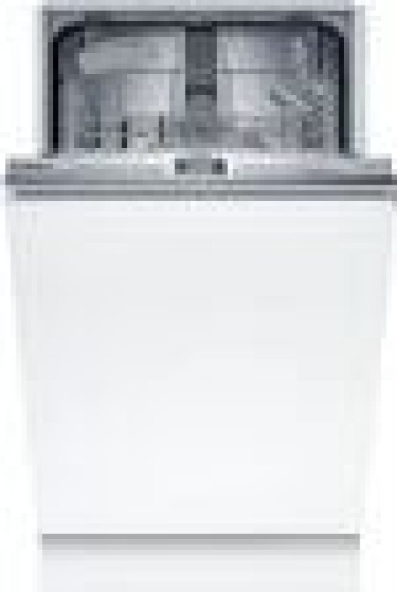 Serie 4 SPV4HKX49E, Halvveis innebygget, Slimline (45 cm), 10 kuverter, B, 44 dB, Auto 45-65°C, Eco 50°C, Ekspress, Favorite, Intensive 70°C