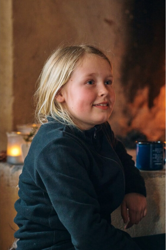 Fløyen fleecejakke barn 8-14  140