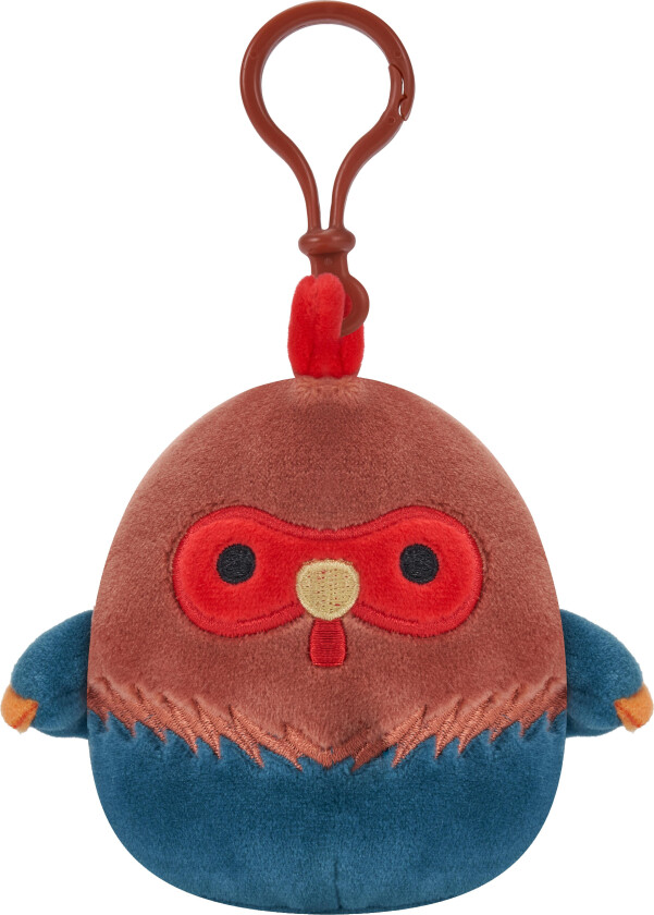 - Asst 9 cm P15 Clip On - Brown and Blue Rooster