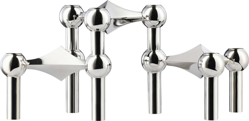 Bilde av Nagel lysestake 3-pakn. krom