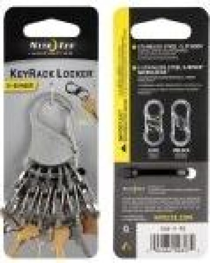 Nite Ize KeyRack Locker, Nøkkelkarabin, Rustfritt stål, Rustfritt stål, 39,1 mm, 78,1 mm, 37 g