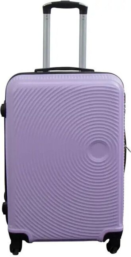 Koffert - Cirkel Lyslilla - Medium størrelse - Hard case koffert