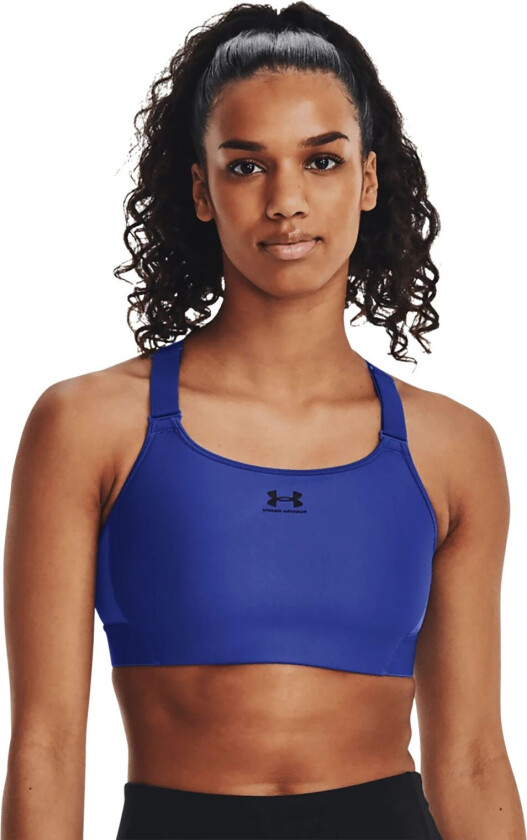 HeatGear Armour High, sports-BH, dame Royal / / Black