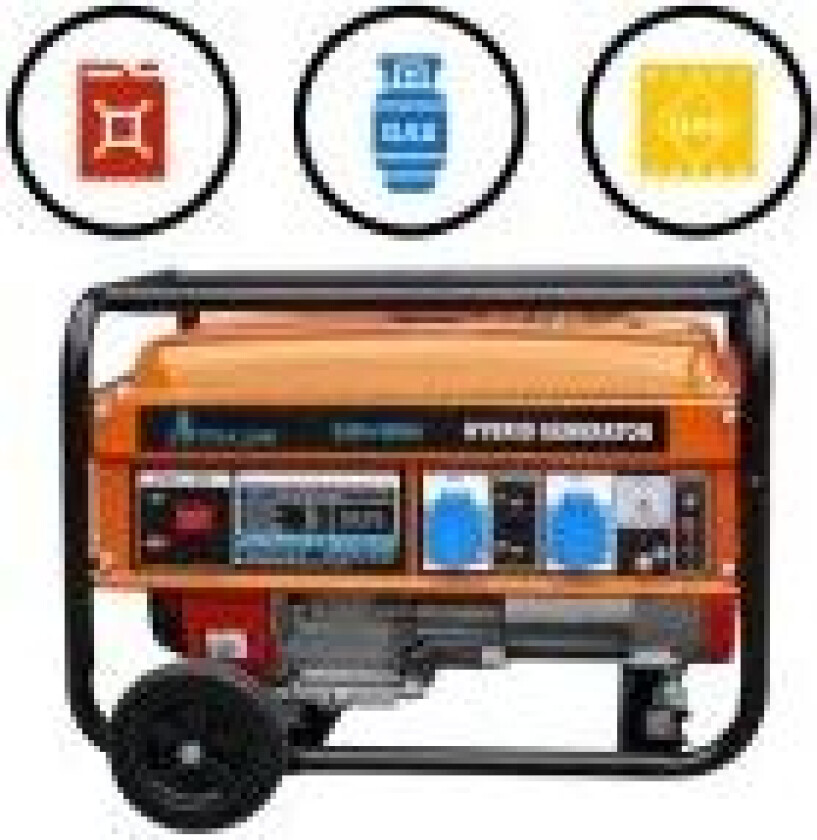 Extralink EGH-3000 Strømgenerator hybrid, 3kW 1F