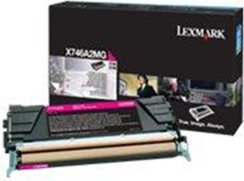 - magenta - original - toner cartridge - LCCP - Laser toner Rød