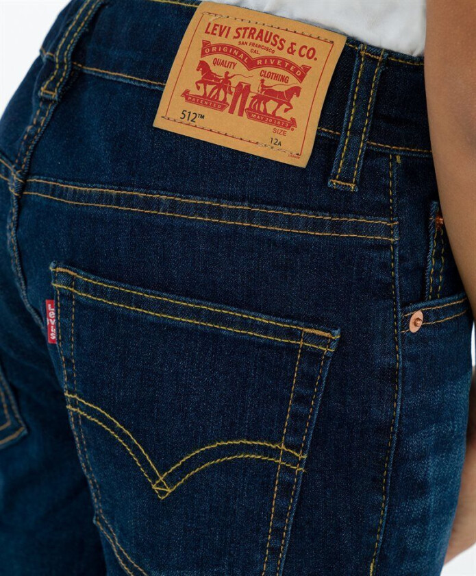 Levi's 512 Slim Taper Jeans Denimblå 14år