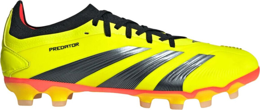 adidas Predator Pro MG / Q2 24, fotballsko gress og kunstgress, unisex Yellow/Black/Red