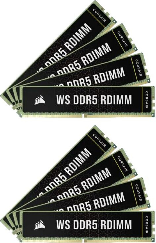 Bilde av WS DDR5-5600 - 256GB - CL40 - Octa Channel (8 stk) - AMD Optimalisert - Grønn