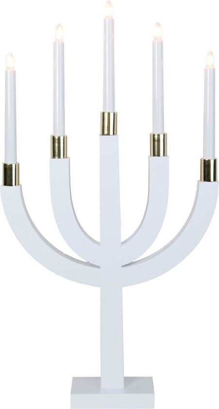 Adventsstake Elias Heavy melange white