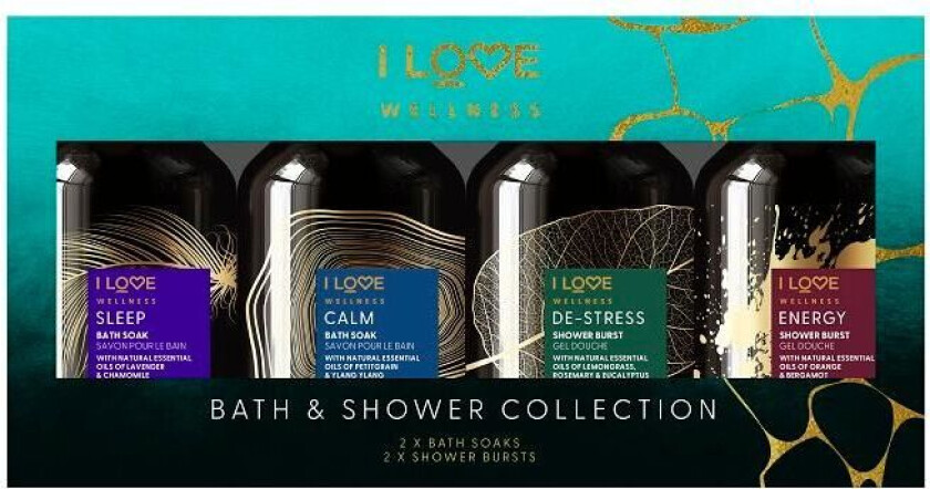 I Love Wellness Bath & Shower Mood Collection