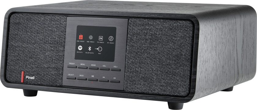 Supersound 501 - Sort Dab-Radio Med Bluetooth Og Wi-Fi