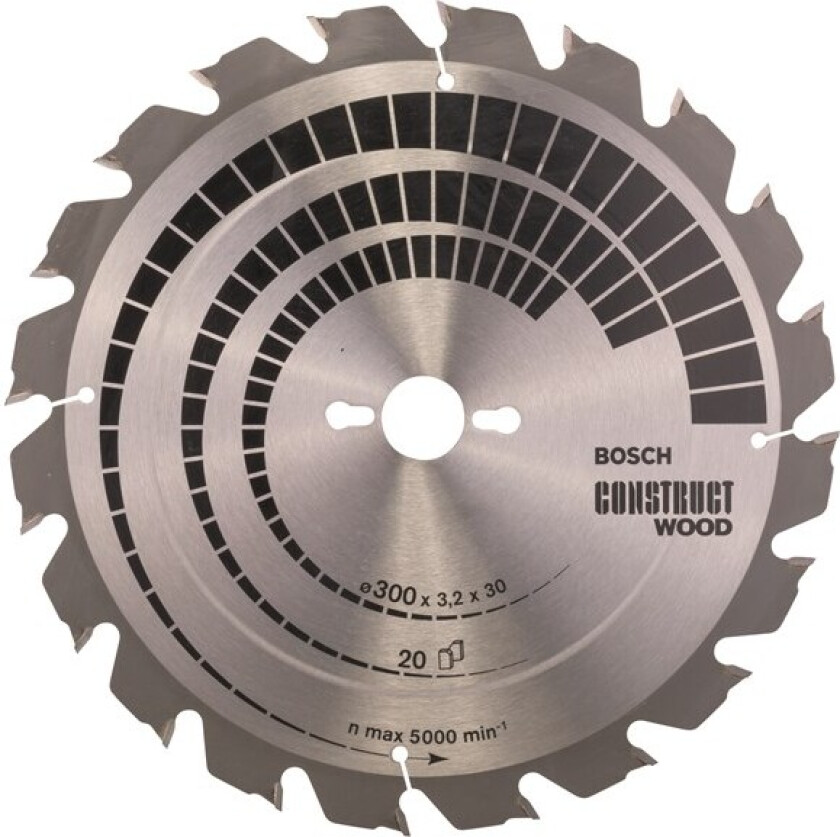 Sirkelsagblad Construct Wood 300 x 30 x 3,2 mm; 20