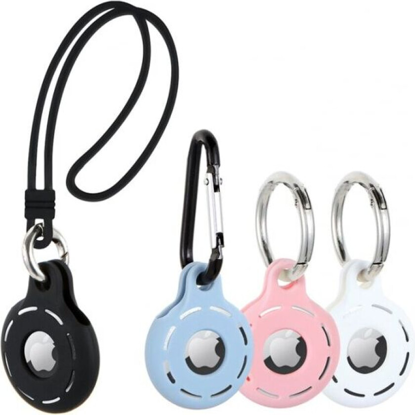 Nøkkelring til AirTag 4-pakke, Flere farger