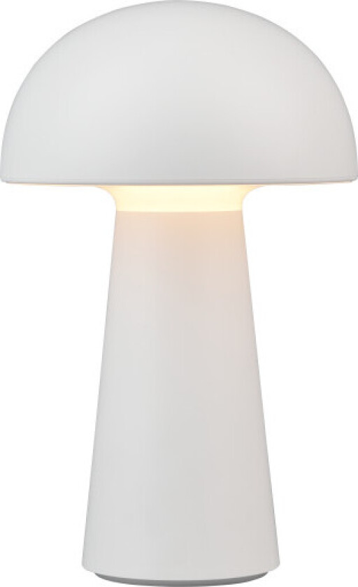 Lennon genopladelig bordlampe, hvit