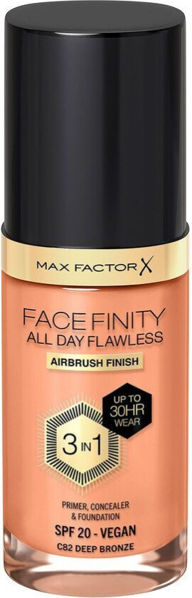 Facefinity All Day Flawless 3-In-1 Foundation #C82 Dee