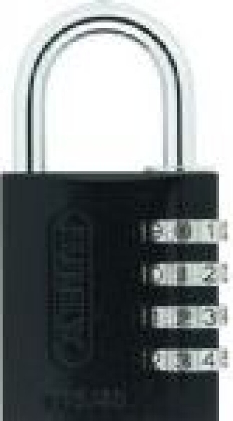 Hængelås 145/40 sort m/ean